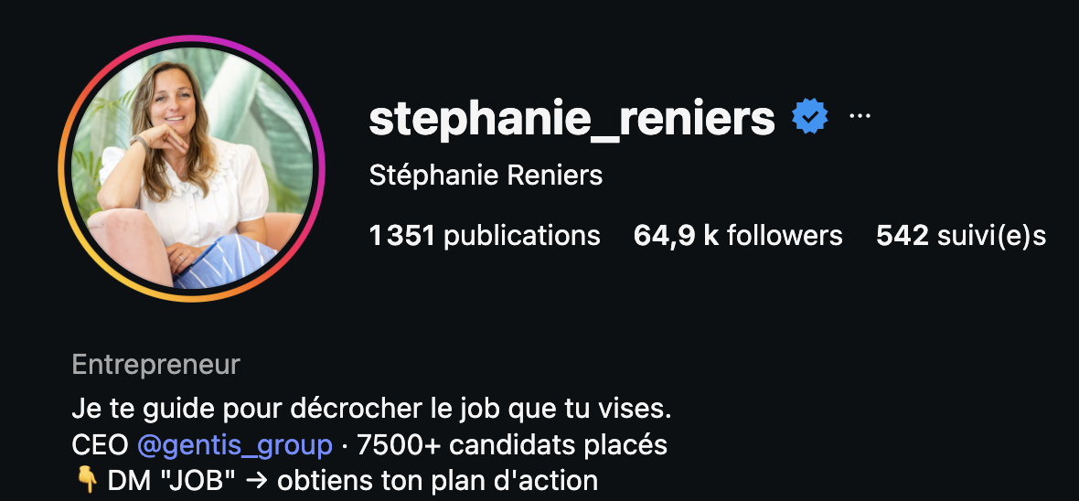 Stéphanie Reniers après